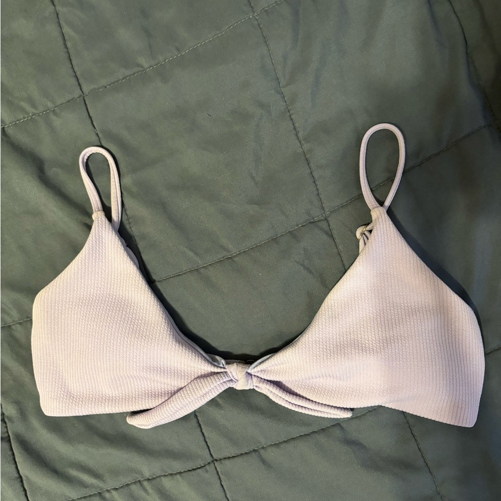 shein light purple bikini top